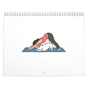 Calendrier Westie Yoga Buddies