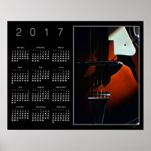 Calendrier When My Guitar Gently Sleeps Poster 201