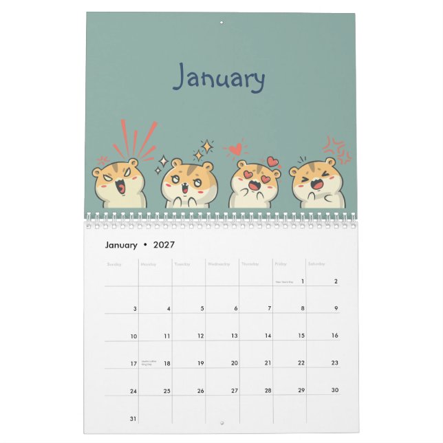 Calendrier Whimsy & Wonders (Jan 2027)