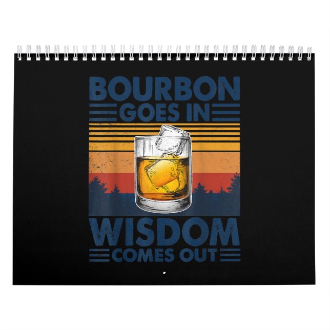 Calendrier Whiskey Bourbon entre dans la sagesse sort (Protection)