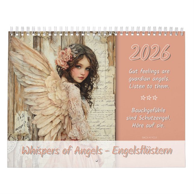 Calendrier Whispers of Angels - Engelsflüstern 2026 (Protection)