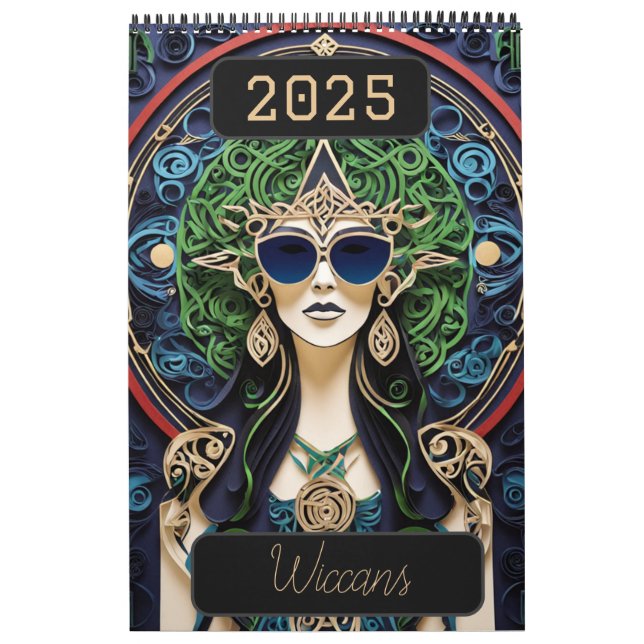 Calendrier Wiccans 2025 (Protection)