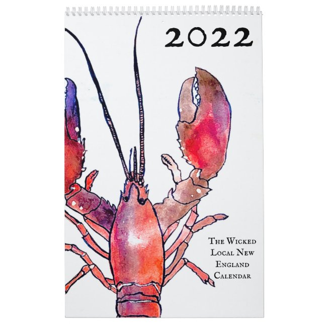 Calendrier Wicked Local New England Calendar 2022 (Protection)
