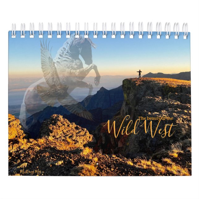 Calendrier "Wild West" de MustangWild pour 2026  (Protection)