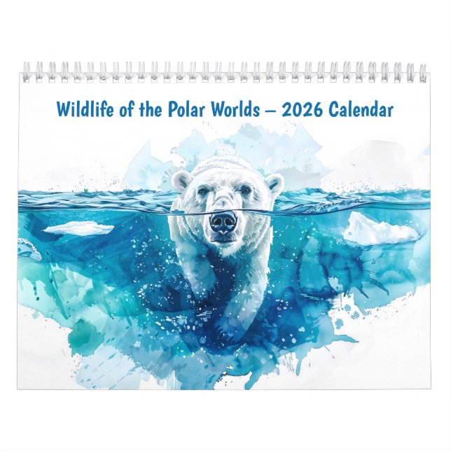 Calendrier Wildlife of the Polar Worlds – 2026 Calendar (Protection)