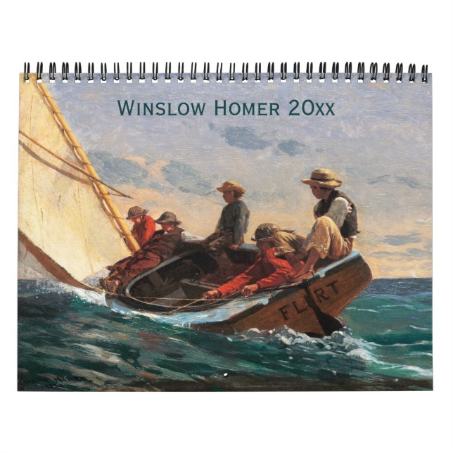 Calendrier Winslow Homer Paintings Fine Art Calendar (Protection)