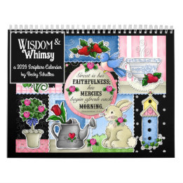Calendrier "Wisdom and Whimsy" 2026 Scripture Calendar