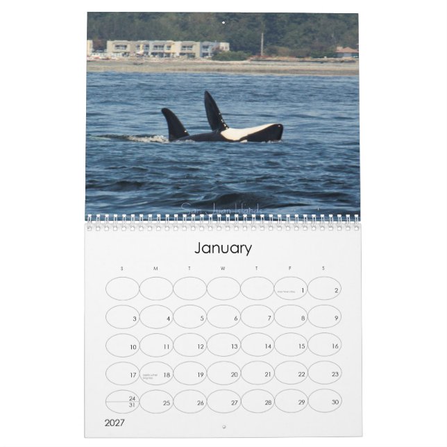Calendrier Wonderful World of Whales 2015 Calender (Jan 2027)