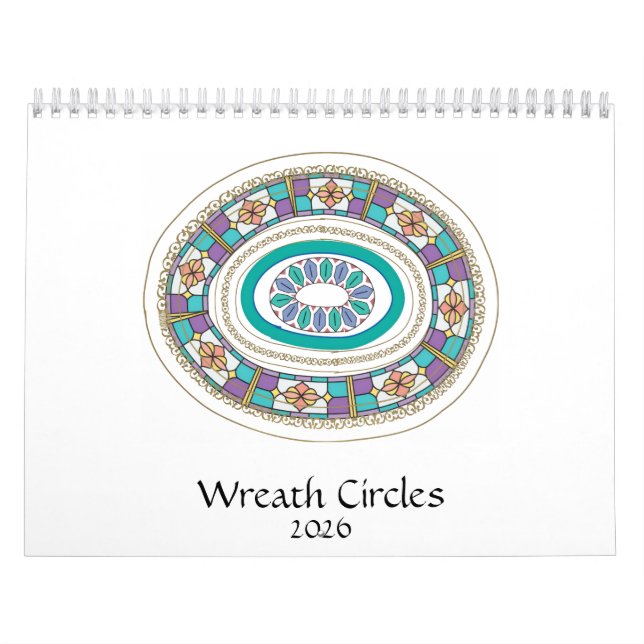 Calendrier Wreath Circles calendar (Protection)