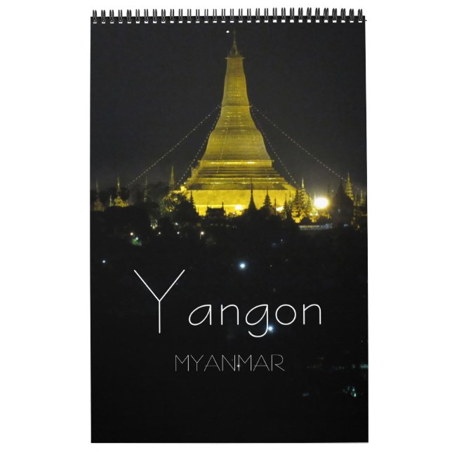 Calendrier Yangon Birmanie 2026 (Protection)