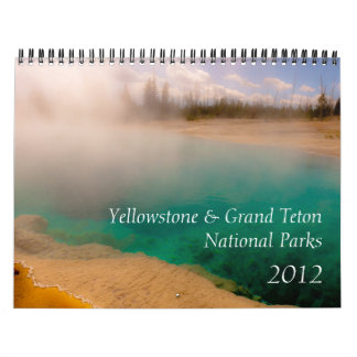 Calendrier Yellowstone et parcs nationaux grands 2012 de