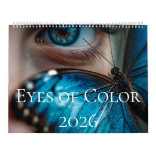 Calendrier Yeux de Couleur 2026