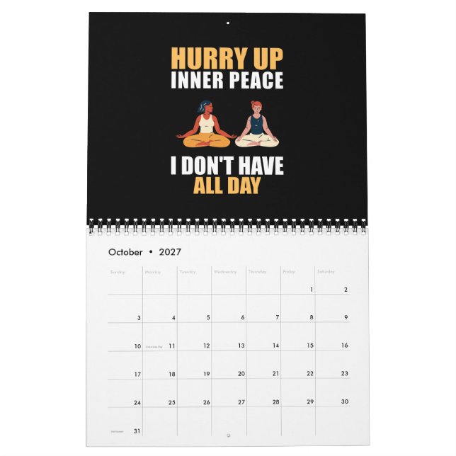 Calendrier Yoga (Oct 2027)