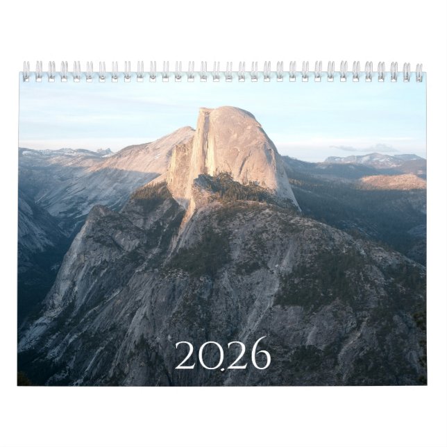 Calendrier Yosemite Calendar 2026 (Protection)