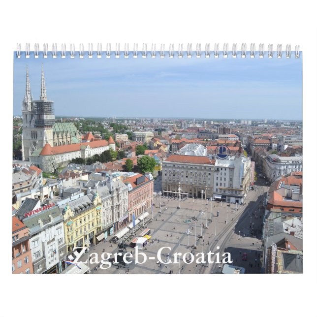 Calendrier Zagreb-Croatia Calendar (Protection)