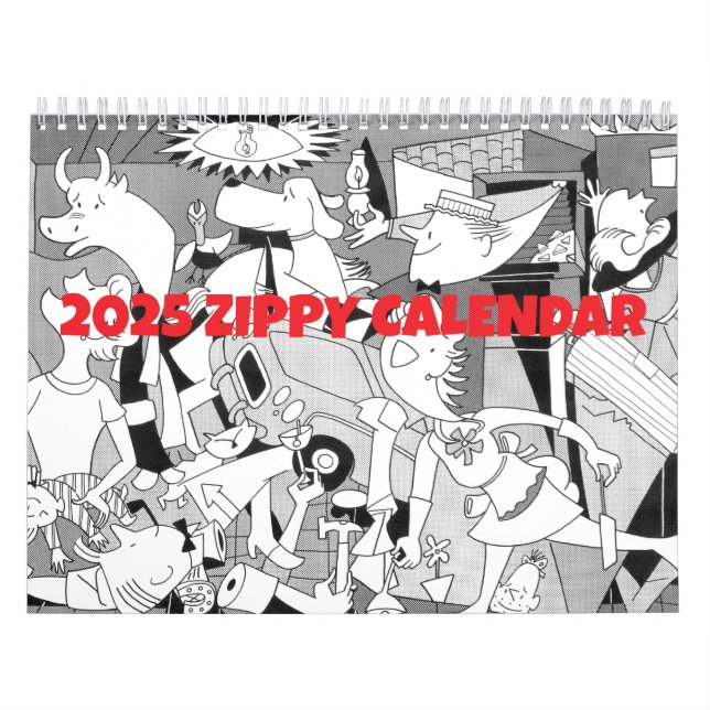 Calendrier Zippy 2025 par Bill Griffith (Protection)