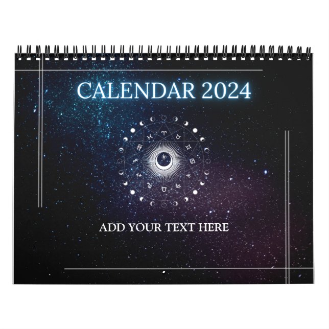 Calendrier Zodiac Calander 2024 Astrologie Signes Zodiac (Protection)