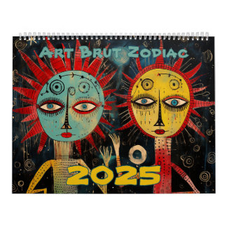 Calendrier zodiaque Art Brut