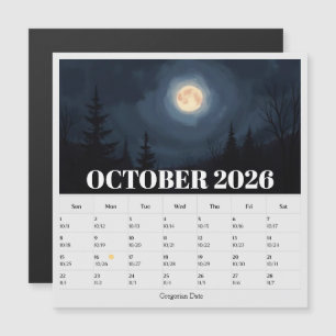 Calendrier Zodiaque des phases lunaires sur 13 moi