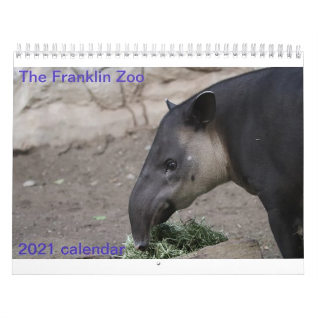 Calendrier Zoo Animaux (Protection)