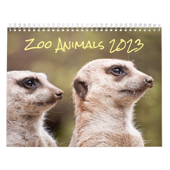 Calendrier Zoo Animaux Photographie 2023 (Protection)