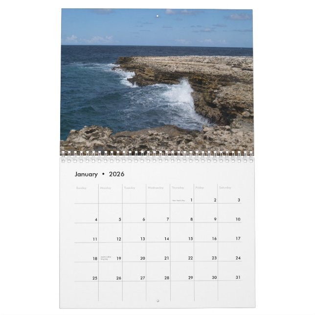 Calendriers Antigua-Barbuda (Jan 2026)