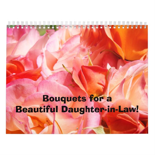 Calendriers Bouquets Belle Belle-Fille (Protection)