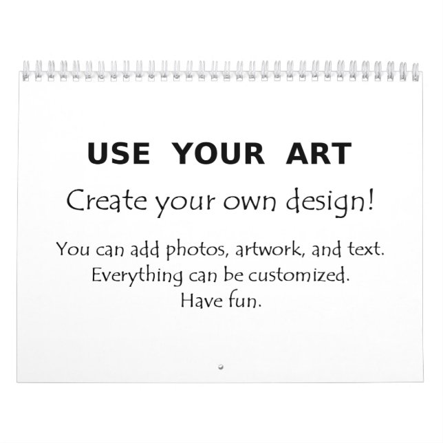 Calendriers de la coutume 2013 avec votre art ou (Protection)