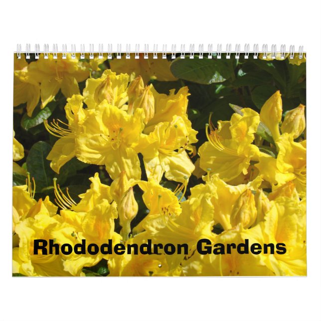 Calendriers de photographie de jardin de Rhododend (Protection)