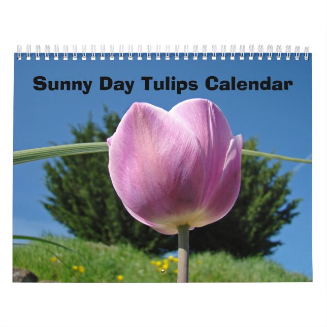 Calendriers Fleurs de Nature Jour Ensoleillé Tulip (Protection)