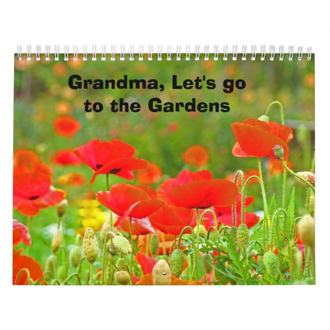 Calendriers Grand-mère Allons aux jardins Fleurs (Protection)