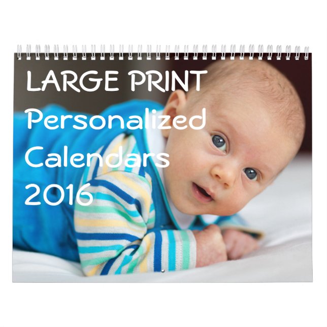 Calendriers personnalisés à grande impression 2016 (Protection)