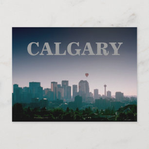 Calgary avec carte postale Balloons