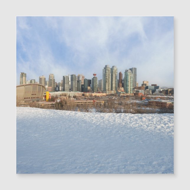 Calgary Skyline Winter Wonderland (Devant)