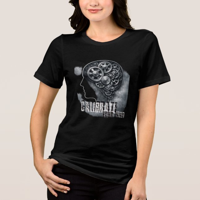 CalibrateMind Sweat à capuche Tri-Blend (Recto)