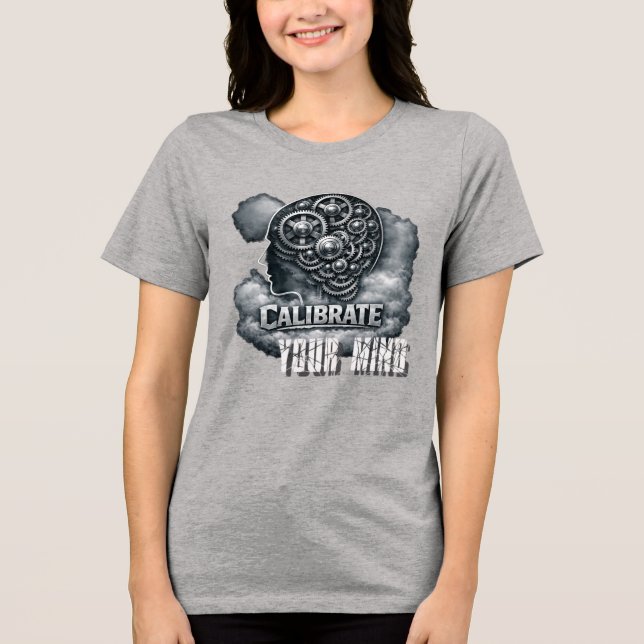 CalibrateMind Sweat à capuche Tri-Blend (Recto)