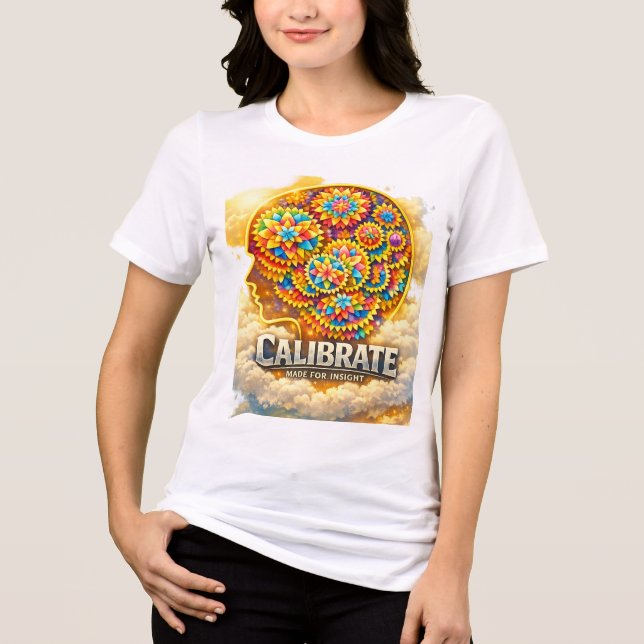 CalibrateMind Sweat à capuche Tri-Blend (Recto)