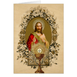 Calice de la Première Communion Jésus catholique H
