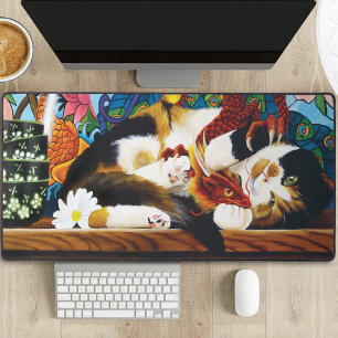 Calico Cat Dragon Rouge