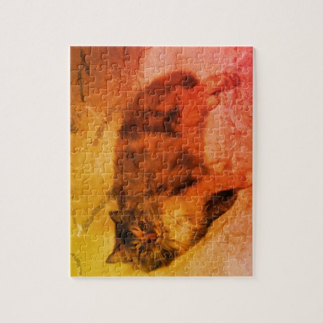 Calico Cat Jigsaw Puzzle (Vertical)