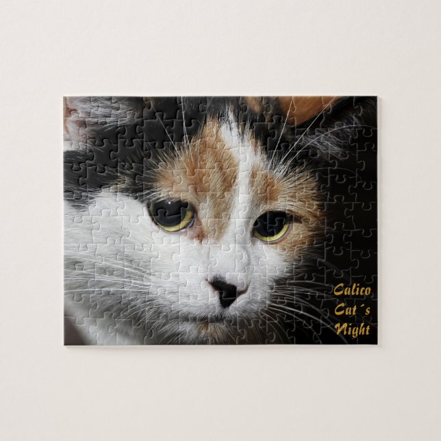 Calico Cat's Night Puzzle (Horizontal)