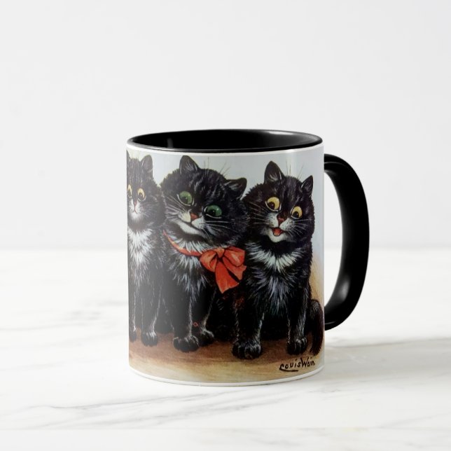 Calico et Tabby Kittens ・ H. Maguire ・ Mug (Devant droit)