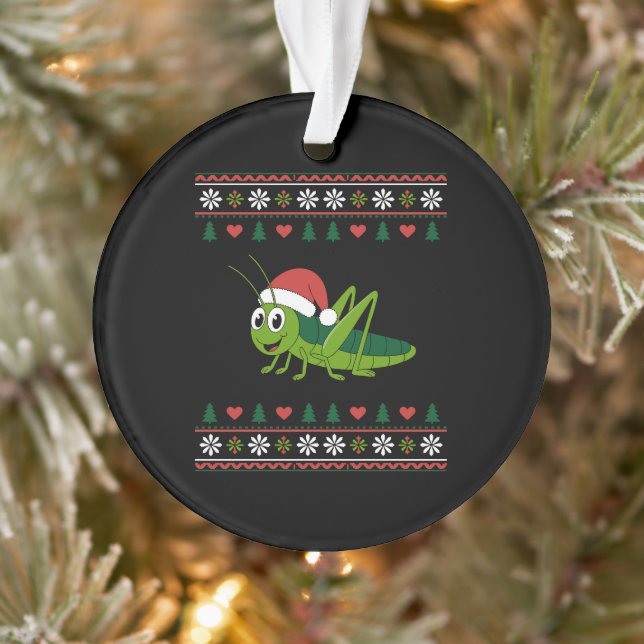 Calicot de Noël Grasshopper Chapeau de Père Noël S (Arbre)