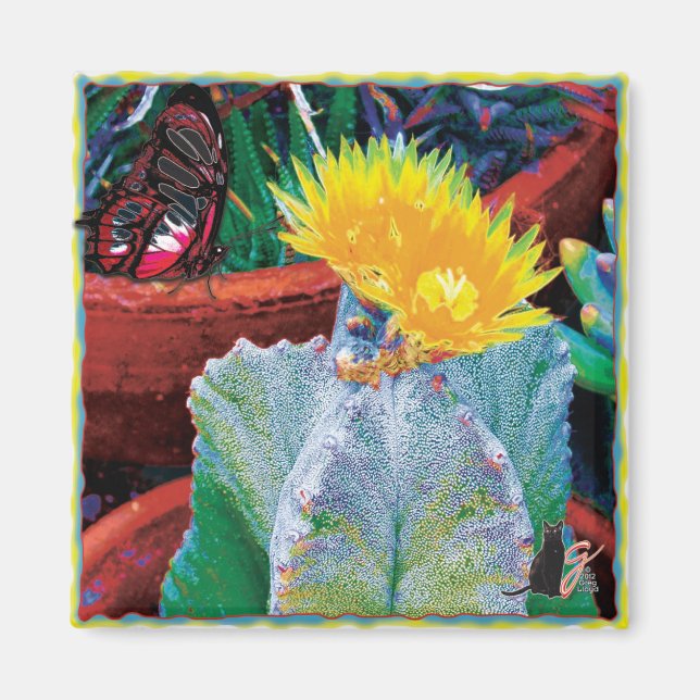 Caliente Cactus Magnet (Devant)