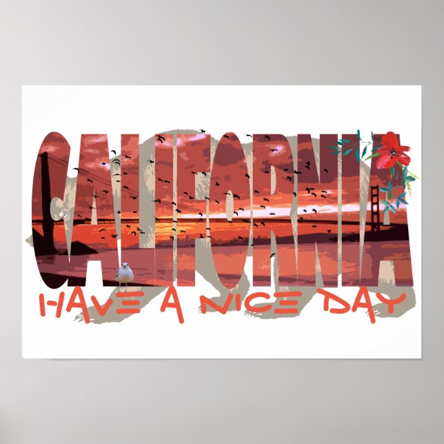 California Bear Poster (Devant)