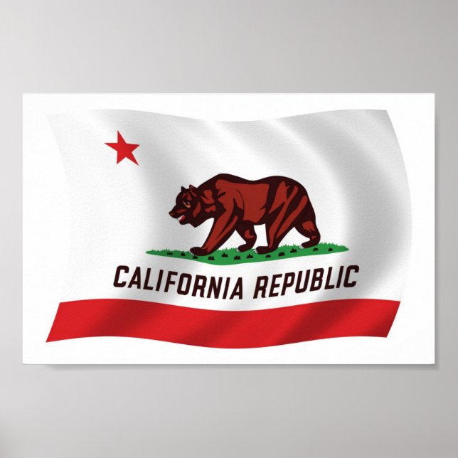 California Flag Poster Print (Devant)
