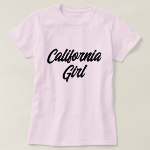 California girl rose typographie t-shirt pour femm