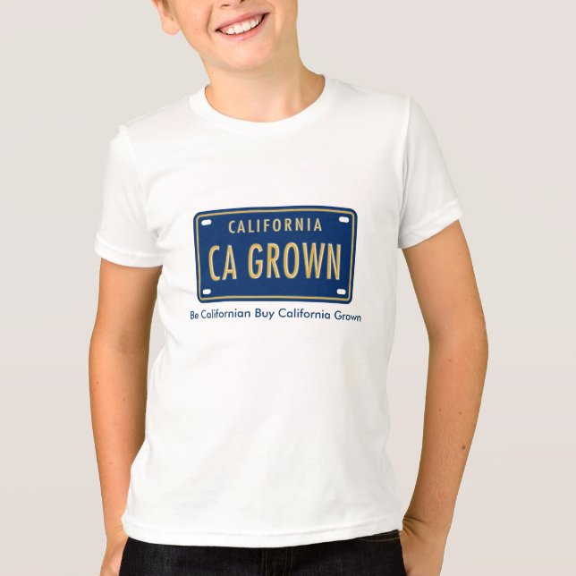 California Gros Logo Youth T-Shirt (Devant)