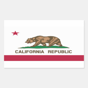 California* Lag Sticker Drapeau californie