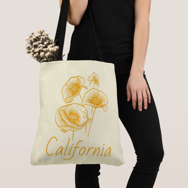 California Poppy Crossbody, Sac fourre-tout (De près)